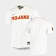 Custom College Baseball USC Vapor Untouchable Elite Mens White Jersey 185871-426