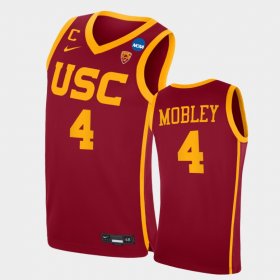 #4 Evan Mobley College Basketball USC PAC-12 Men's Cardinal Jersey 189268-679