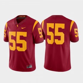 #55 Limited USC Trojans College Football Mens Cardinal Jersey 854385-416