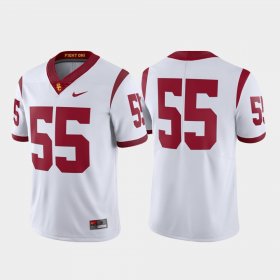 #55 Limited USC Football Men's White Jersey 653892-291