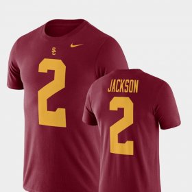 #2 Adoree' Jackson College Football Trojans Name & Number Mens Cardinal T-Shirt 999988-575