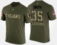 #35 Cameron Smith Military USC Trojans Short Sleeve With Message Men Camo T-Shirt 489910-623