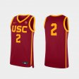 #2 Replica Trojans College Basketball Men Cardinal Jersey 483290-936