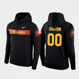 #00 Custom Sideline Seismic USC Football Performance Men Black Hoodie 669360-732