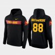 #88 Daniel Imatorbhebhe Sideline Seismic USC Football Performance Men Black Hoodie 597694-531