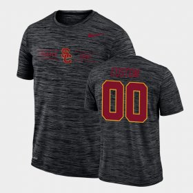 #00 Custom GFX Velocity USC Sideline Legend Performance Men's Black T-Shirt 585436-308