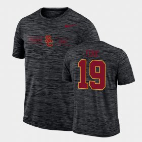 #19 Matt Fink GFX Velocity USC Sideline Legend Performance Men's Black T-Shirt 426632-965