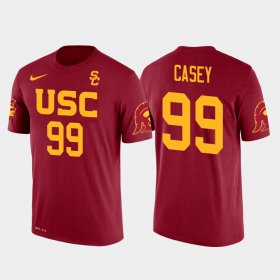 #99 Jurrell Casey Future Stars Trojans Football Men's Red T-Shirt 523025-394