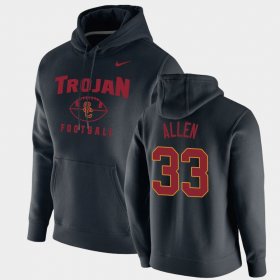 #33 Marcus Allen Oopty Oop USC Football Pullover Men's Black Hoodie 281818-655