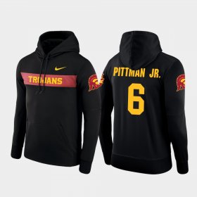 #6 Michael Pittman Jr. Sideline Seismic USC Trojans Football Performance Men's Black Hoodie 850045-891