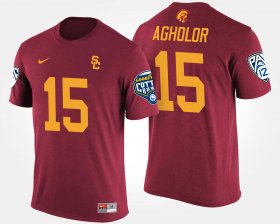 #15 Nelson Agholor Bowl Game USC Pac-12 Conference Cotton Bowl Men Cardinal T-Shirt 236255-158