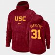 #31 Nick Rakocevic Basketball Spotlight USC Pullover Team Logo Mens Cardinal Hoodie 461622-728