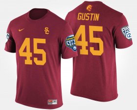 #45 Porter Gustin Bowl Game Trojans Pac-12 Conference Cotton Bowl Men Cardinal T-Shirt 429155-582