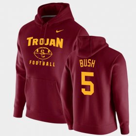 #5 Reggie Bush Oopty Oop USC Football Pullover Mens Cardinal Hoodie 708308-170