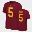 #5 Reggie Bush Name and Number Trojans Name & Number Retro Men's Cardinal T-Shirt 439851-570
