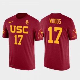 #17 Robert Woods Future Stars USC Football Mens Red T-Shirt 416287-401