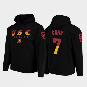 #7 Stephen Carr Wedge Performance Trojans College Football Pullover Men Black Hoodie 381405-742
