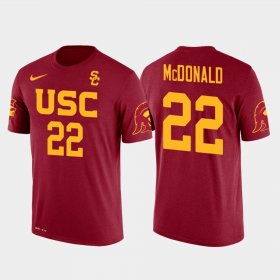 #22 T.J. McDonald Future Stars USC Trojans Football Mens Red T-Shirt 629304-517
