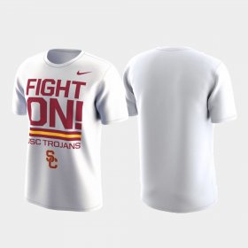 Local Verbiage Trojans Performance Men White T-Shirt 722373-874