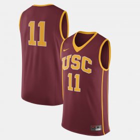 #11 College Football USC Men's Cardinal Jersey 588322-603