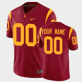 #00 Custom Game USC Men's Cardinal Jersey 615016-217