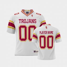 #00 Custom USC NIL Pick-A-Player Men White Jersey 794996-537