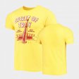 College Football USC Trojans Homefield Spirit of Troy Pregame Ritual Vintage Unisex Gold T-Shirt 609420-652