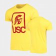 College Football Trojans Homefield Head Logo Vintage Unisex Gold T-Shirt 991149-129