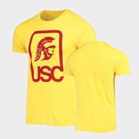 College Football Trojans Homefield Head Logo Vintage Unisex Gold T-Shirt 991149-129