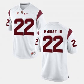 #22 Leon McQuay III Pac-12 Game USC Trojans Men White Jersey 711921-560