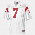 #7 Matt Barkley College Football USC Men White Jersey 169800-727