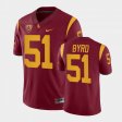#51 Solomon Byrd College Football USC Men Cardinal Jersey 721064-596