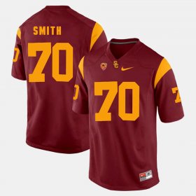 #70 Tyron Smith Pac-12 Game USC Mens Red Jersey 382814-195