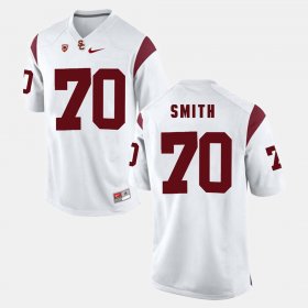 #70 Tyron Smith Pac-12 Game Trojans Men White Jersey 734062-132