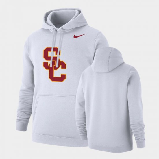 Club Trojans Mens White Hoodie 738593-700