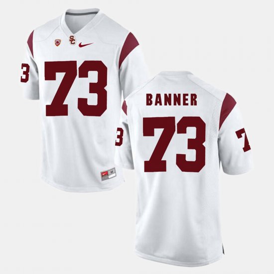 #73 Zach Banner Pac-12 Game Trojans Men\'s White Jersey 509149-787